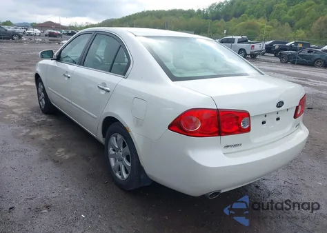 2007 Kia Optima Ex V6 z USA, uszkodzony, nr VIN KNAGE124X75155428
